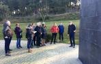 El Gobierno de Navarra repara el muro del Parque de la Memoria de Sartaguda