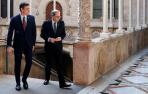 Comienza la reunión entre Torra y Sánchez en el Palau de la Generalitat
