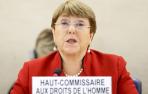 La alta comisionada de la ONU para los derechos humanos, Michelle Bachelet