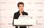 La presidenta del Gobierno de Navarra, María Chivite, interviene en el desayuno Informativo de Europa Press en Madrid