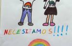 Dibujos de niños navarros durante el confinamiento