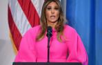 Melania Trump, criticada por el vestido que llevó a la ONU