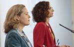 La vicepresidenta de Asuntos Económicos, Nadia Calviño, y la ministra de Hacienda, María Jesús Montero.