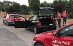 Inmovilizado un vehículo que se dio a la fuga en Cadreita
