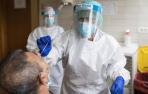 El número de ingresados por coronavirus en el Hospital de Tudela pasó de 90 a 13 en abril