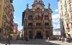 El Ayuntamiento de Pamplona, este sábado.