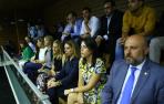 La política copa un palco con 57 invitados en la investidura de Chivite