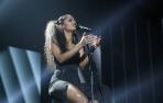 La cantante Nia Correia, ganadora de Operación Triunfo 2020, durante su actuación en la final de OT