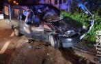 Herido tras chocar contra un vehículo estacionado y dar positivo en alcohol