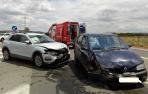 Dos heridos en un accidente de tráfico en Cadreita