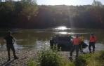 El vuelco de un tractor y la caída de un vehículo al río en Mendigorría, entre las atenciones de Policía Foral
