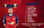 Osasuna se medirá al Leganés con cinco novedades en el once