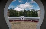 La plaza de toros, ahora para deportes de playa