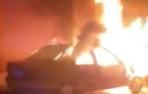 Destrozado un coche aparcado en Ermitagaña tras sufrir un incendio