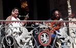 Galería: Actuación de Remedios Amaya desde los balcones del Ayuntamiento de Pamplona