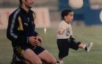 Mikel Merino, el orgullo de su padre Miguel
