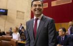 Juanma Moreno, en la segunda jornada del debate de investidura.