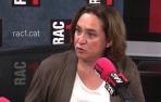 La alcaldesa de Barcelona, Ada Colau, durante su entrevista en RAC1