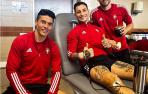 Los argentinos de Osasuna hacen piña