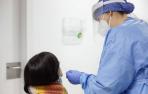 Test de antígenos realizado en el centro de salud de Ansoáin.