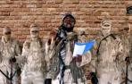 El líder de una de las facciones de Boko Haram en Nigeria habla en un discurso.