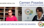 Encuentro virtual del Club de Lectura de Diario de Navarra con la escritora Carmen Posadas