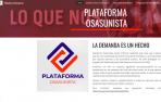 Página web de Plataforma Osasunista