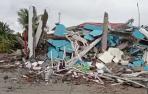 Un hospital derruido tras el terremoto en la localidad indonesia de Mamuju.