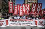 Manifestaciones del 1 de mayo en Pamplona. CASO