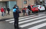 Gama cromática para valorar la peligrosidad de accesos al cole