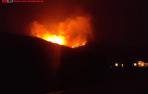 Fotos de los incendios forestales en Oteixon y Gorostapolo