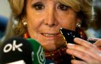 Esperanza Aguirre comparece ante la comisión de la corrupción