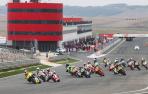 Vista de la pista principal del Circuito de Navarra durante una carrera