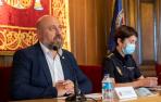 El delegado del Gobierno en Navarra, José Luis Arasti, en una rueda de prensa anterior.