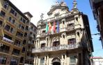 Fachada del Ayuntamiento de Pamplona.