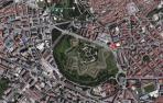 Vista de Pamplona en Google Maps.