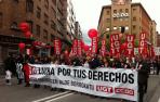 Arranca en Pamplona la manifestaci&oacute;n de UGT y CC OO del  1 de Mayo