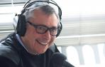 Michael Robinson, en una de las últimas visitas del británico a Pamplona.