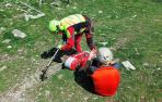 Un montañero ha sido rescatado por los bomberos con traumatismo en la cabeza en la cima del Txurregi