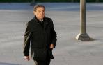 Archanco, a su llegada a la Audiencia de Navarra