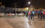 Noche de incidentes tras desbaratar un botellón en la Txantrea
