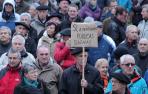 Una manifestación de pensionistas en Pamplona anterior