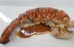 Langosta con salsa de mantequilla