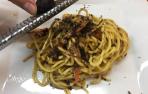 Noodles con setas y trufa