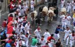 Fotos del sexto encierro de San Fermín 2018