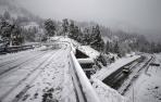 Primera nevada de la temporada en Navarra