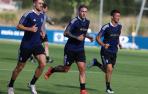 Brandon corre junto a Oier en Tajonar