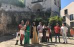 Desde la izquierda, Íñigo Legaria, Puy Ortigosa, Charo Apesteguía, Pedro Soto, Nerea Basterra, Óscar Vidaurre, Domingo Eraso y Alberto Pérez de Zabalza.