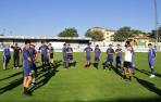 Los integrantes de la Peña Sport se preparan para el primer entrenamiento
