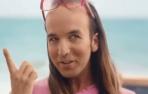 Aless Gibaja en un fotograma del vídeo publicitario de Snickers
